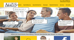 Desktop Screenshot of abacus-nbg.de