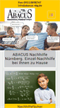Mobile Screenshot of abacus-nbg.de