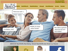 Tablet Screenshot of abacus-nbg.de